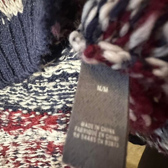 Aerie Women's multi Jumper Knit Poncho - Picture 4 of 6